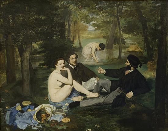 Édouard Manet, The Luncheon on the Grass。 Oil on canvas。