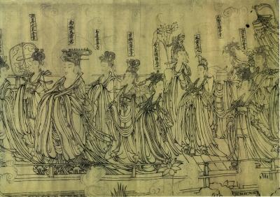朝元仙仗图局部(国画) 宋 武宗元