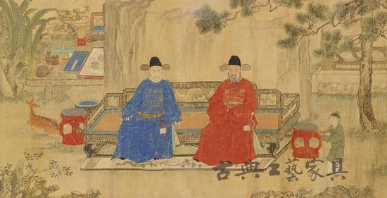 图2 明 丁氏 《五同会图》卷(故宫博物院藏)
