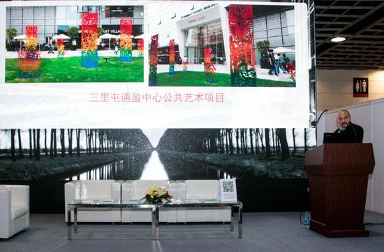 著名当代艺术家任戎在论坛分享自己的艺术创作