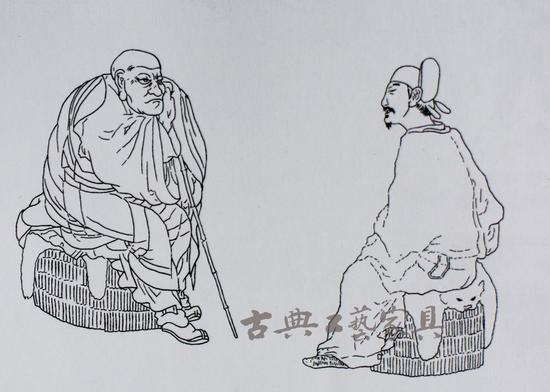 图3 《传经图》