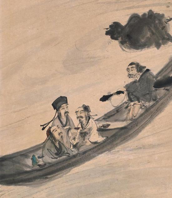 Lot 99 傅抱石(1904-1965) 赤壁夜游(局部)
