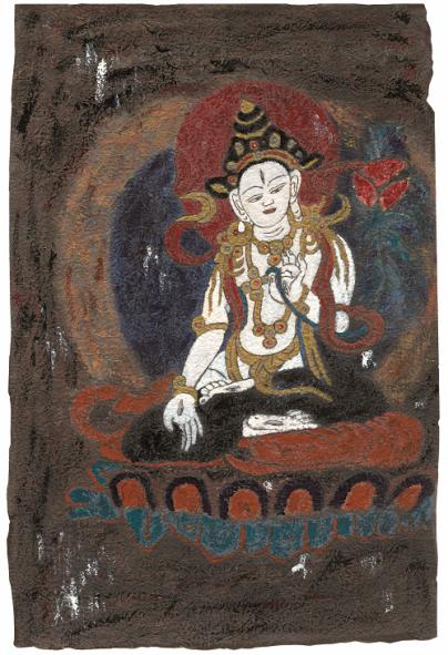 心灵佛光之一三一 50*75cm 藏纸 2016年