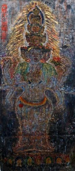 心灵佛光之三六 272*116cm 藏纸 2013年
