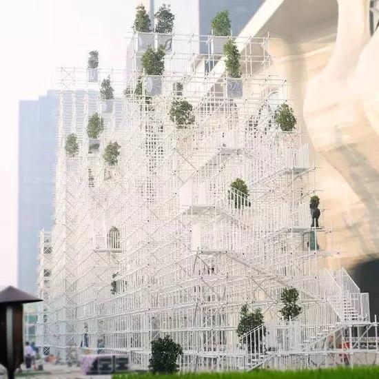 藤本壮介为上海种子设计的远景之丘。图片:Courtesy of The Shanghai Project