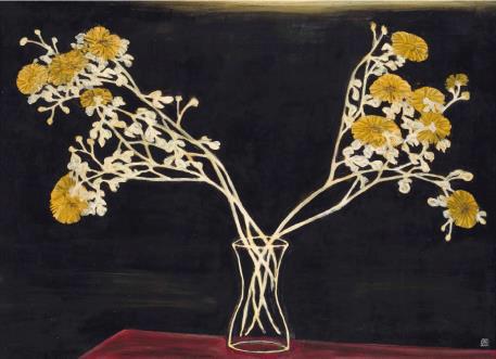 常玉 (1901 -1966)《瓶菊》