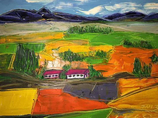 甜园 50cmx60cm 布面油画 2013年