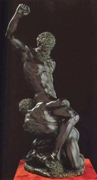 叁孙与两个非利士人,(Samson And Two Philistines)Michelangelo 1540; Rome, Italy