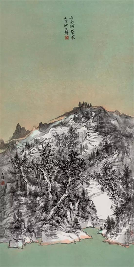 《山色泼黛浓》