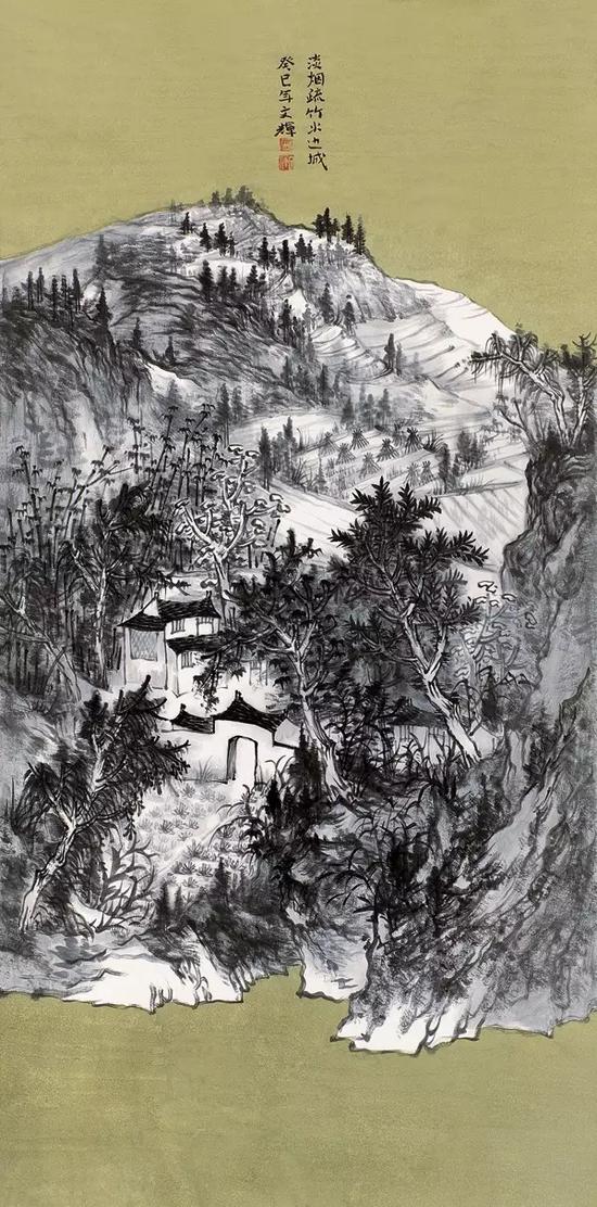 《淡烟疏竹水边城》