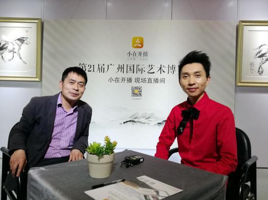 杨毅达接受小在直播采访