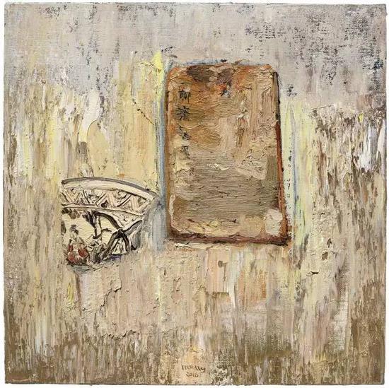 孟新宇《聊斋志异》50x50cm 布面油画 2016