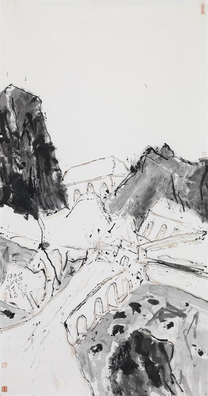 夏回 山西印象(一) 180cm×97cm