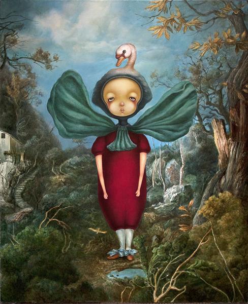 《蝴蝶结你很美,只是不会飞!》130cmX160cm 2014年