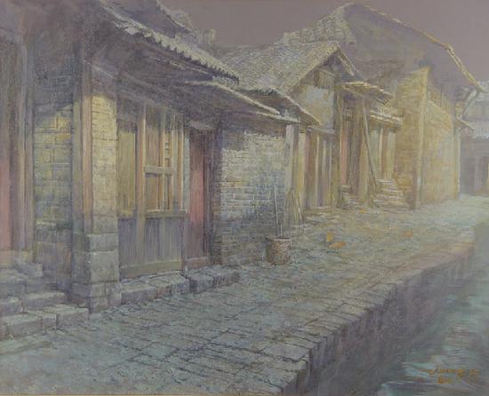 晨梦(1997年美国画)水彩