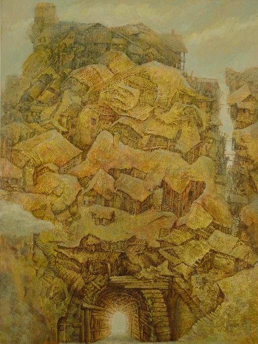 聚居——通道(2006年)油画