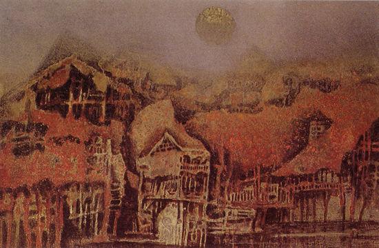 90.4(1990年)漆画