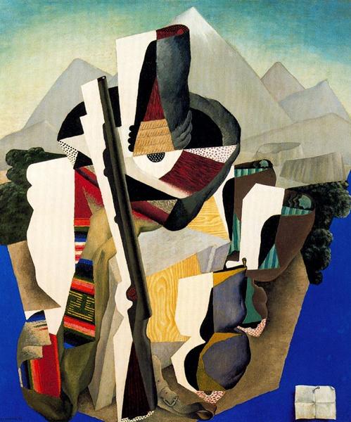 里维拉《萨帕塔风景》。图/Diego Rivera
