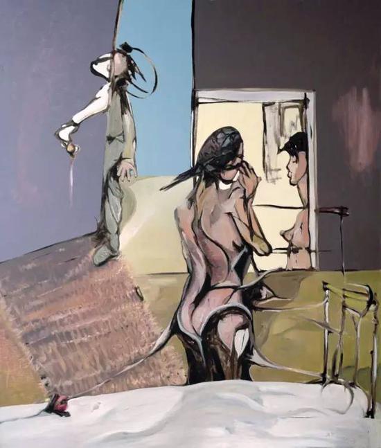 萧煜作品 《与非意识意象对话02》158X185cm 2009