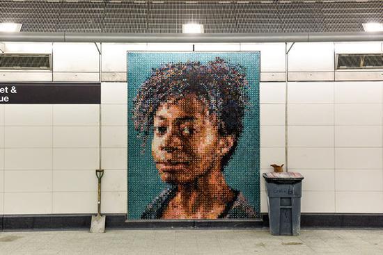Chuck Close《Subway Portraits》美国女黑人艺术家卡拉。沃克纽约州州长安德鲁。古莫(Andrew M。 Cuomo)