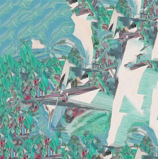 陈抱阳《晚归》102x104cm,2014年