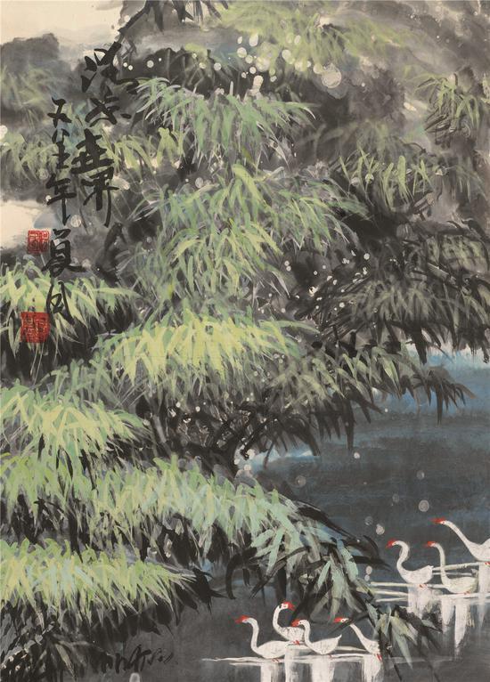清凉世界 65.5x47.5cm 1985年