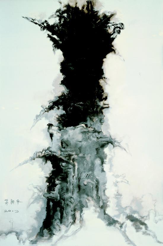八个东西3号 布面油画 300×200cm 2013 年