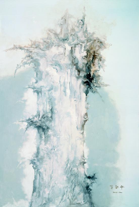 八个东西1号 布面油画 300×200cm 2012年