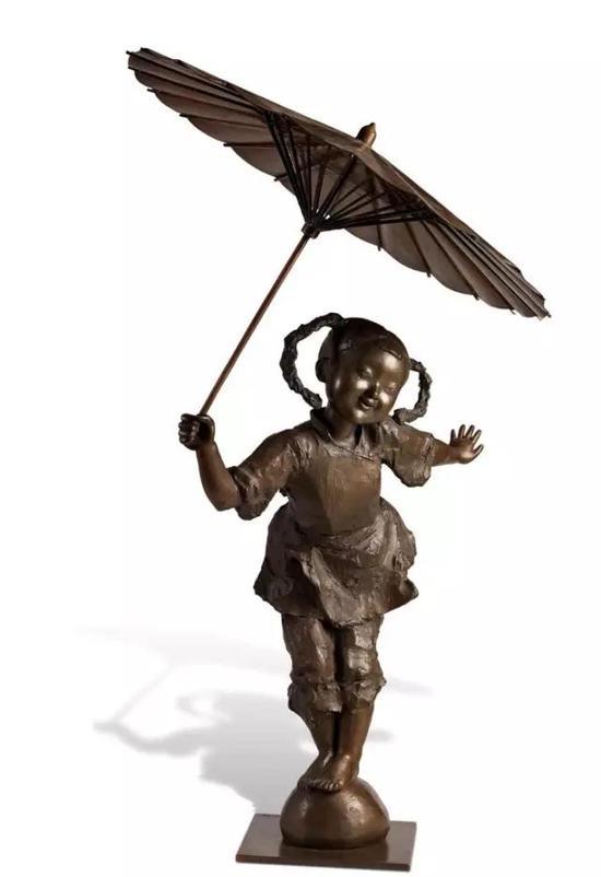 韩娜_忆·伞_110X72X60cm_铸铜_2010年
