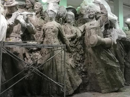 《旗帜》泥稿