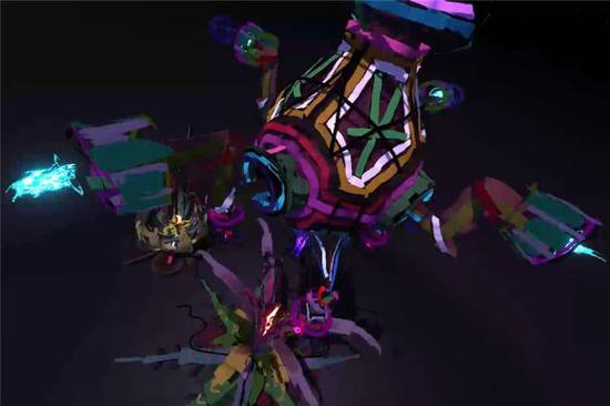 达斯汀·耶林的 VR 三维实验作品截图 图片:纽约先锋艺术中心