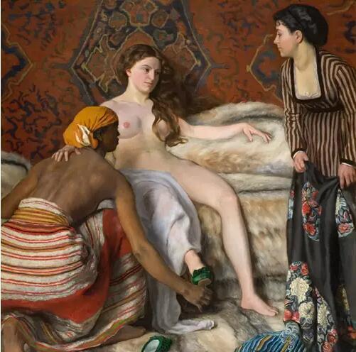 弗雷德里克·巴吉尔(FrédéricBazille)的拔士巴,《浴室》(LaToilette,1870)—— 这些其他的身体作为“身体”坐在这里,它已经迷失。