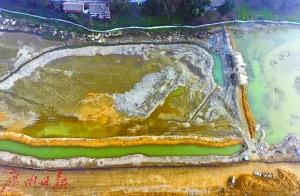 张献忠沉银遗址现场。(本文图片 陈羽啸 华西都市报 视觉中国)