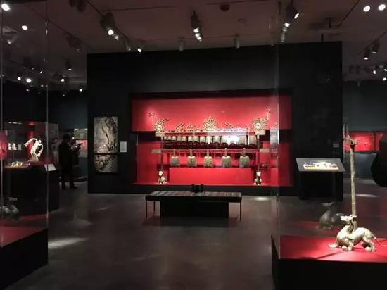 ▲ “王陵瑰宝:中国汉代考古新发现”展览现场