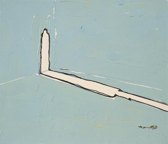 空间秘密的持有者 布面丙烯 45.5x53cm 1997