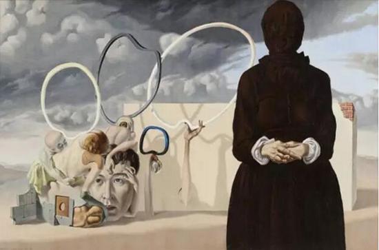 费德里科·卡斯特利翁(Federico Castellón), 《黑色人像》(The Dark Figure), 1938