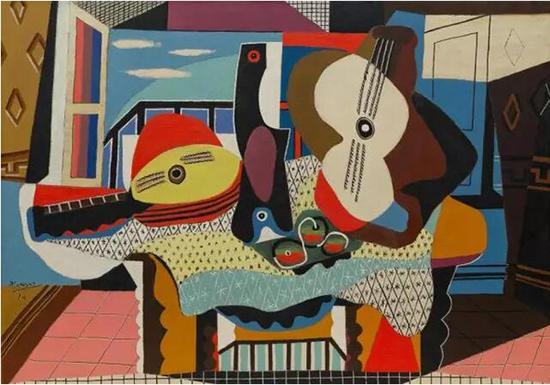 Mandolin and Guitar,PabloPicasso,1924