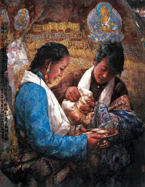 祥光 200x160cm 2014年