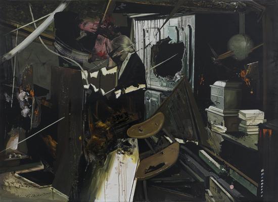 宋朋 等等,等等 2016 布面丙烯 182×212cm