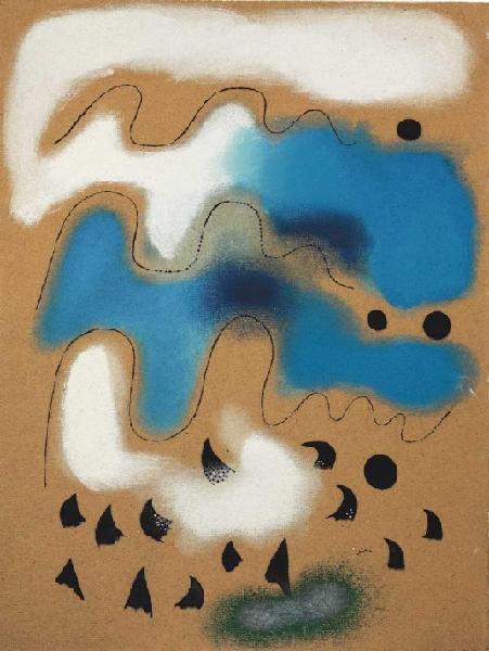 曾经的热门拍品米罗《秋日鸟鸣 》(1937) 图片来源:Coutesy of Christie‘s