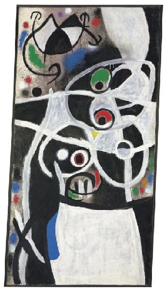 曾经的热门拍品米罗《女人与鸟 》(1935) 图片来源:Coutesy of Christie‘s