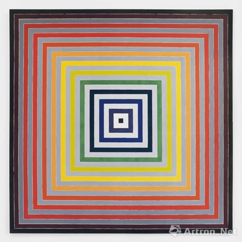 Frank Stella,Lettre sur les sourds et muets I,Lévy Gorvy,Painting,Synthetic polymer paint on canvas,358.1 × 358.1 尺寸(厘米)