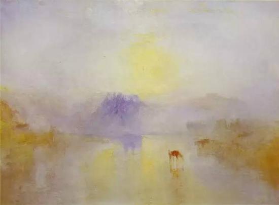 J.M.W Turner, Norham Castle, Sunrise (2011年英国的这次投票中,浪漫主义时期的特纳位居第二)