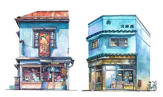 #06 谷中区的isetatsu传统彩色版画店(右)#07糀町地区的ootoya肉店