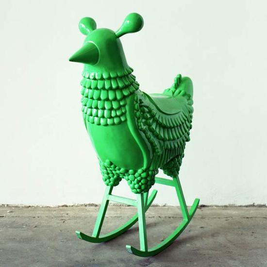 Green Chicken via hayonstudio