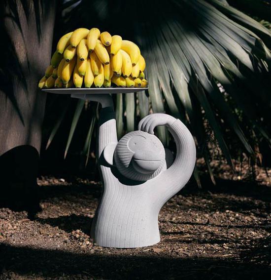 Gardenias – Monkey Side Table For BD Barcelona via hayonstudio
