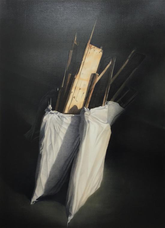 池田光弘_場‧肖像-比利時4號_油彩畫布_130.3x89.4cm_2015