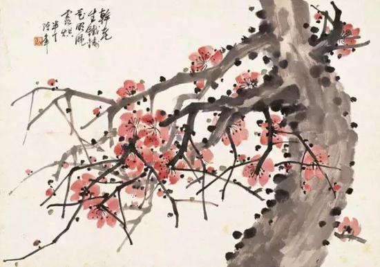 干老生铁铸 花明晚霞烘