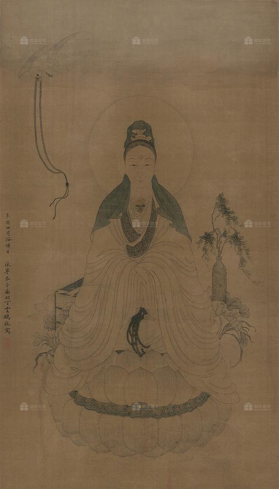 丁云鹏--观音坐像