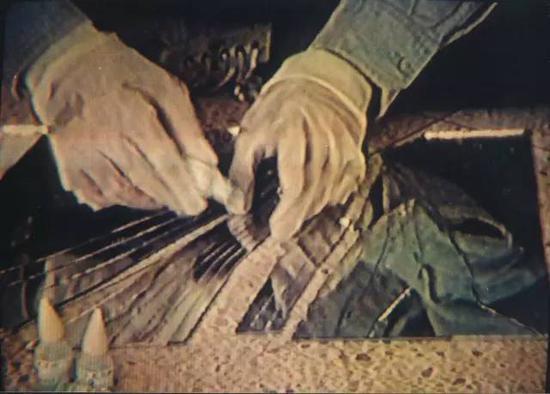 “1989后的艺术与中:世界剧场”参展作品,张培力《30 x 30》影像静帧,1988年